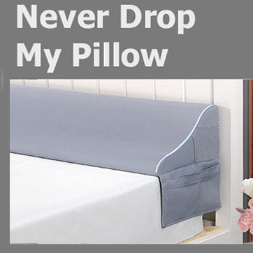 Vekkia King Size Bed Wedge Pillow for Headboard Gap, Mattress Gap Filler W/Big Pockets, Triangle Bloster Pillow, Bed Gap Filler to Close The Gap (0-6") Between Your Headboard and Mattress