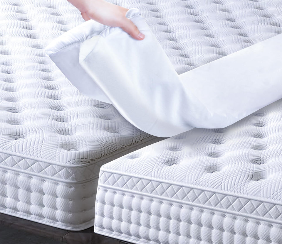 Vekkia Split King Gap Filler for Adjustable Bed,Twin to King Bed Converter Kit,Bed Bridge Twin to King,Mattress Connector with Washable Cover,for Guests Stayovers,Family Room