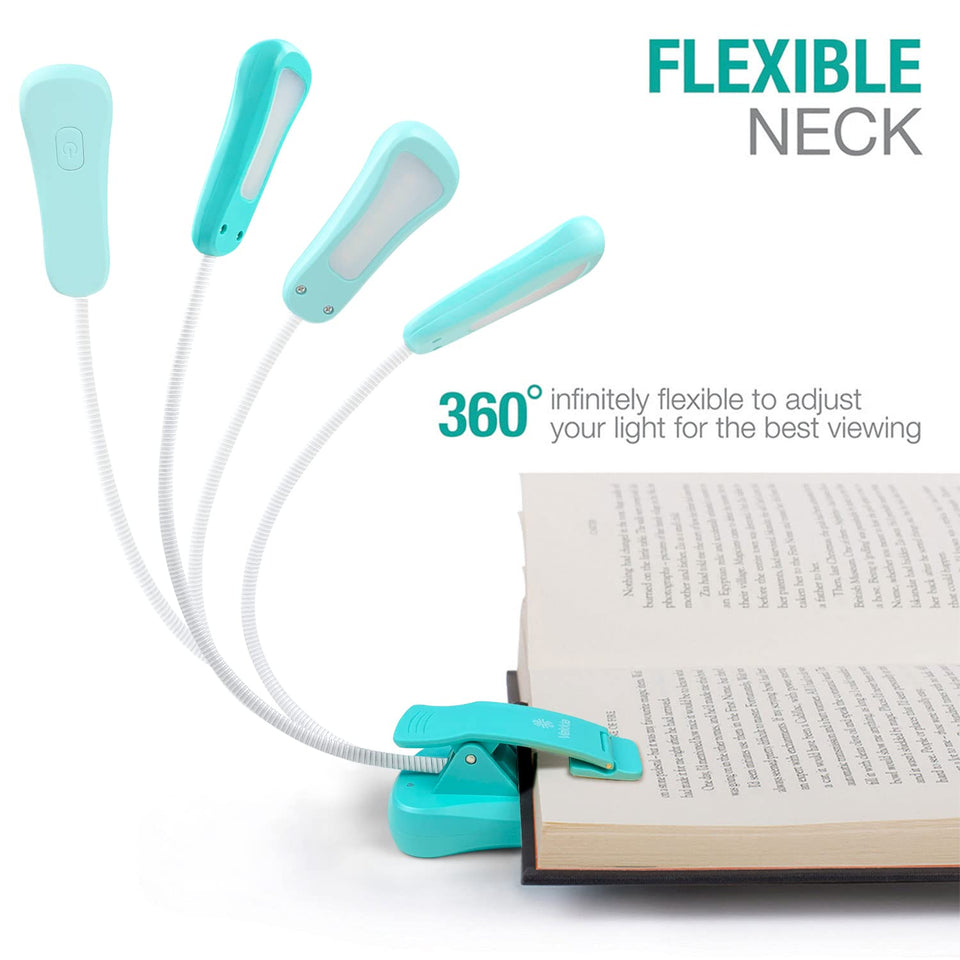 Vekkia Rechargeable Book Light for Reading in Bed, 3 Color x 3 Brightness, Lightweight Reading Light, Up to 70 Hours Lighting, Perfect for Readers, Travel