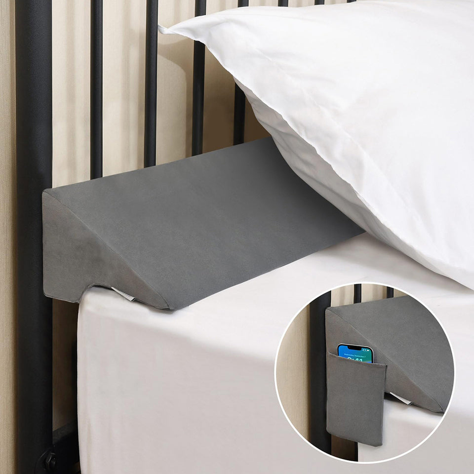 Vekkia Bed Wedge Pillow/Headboard Pillow/Pillow Wedge for Headboard Gap/Bed Gap Filler,Close Gap (0-3.5") Between Your Mattress and Headboard,Bed Without Headboard