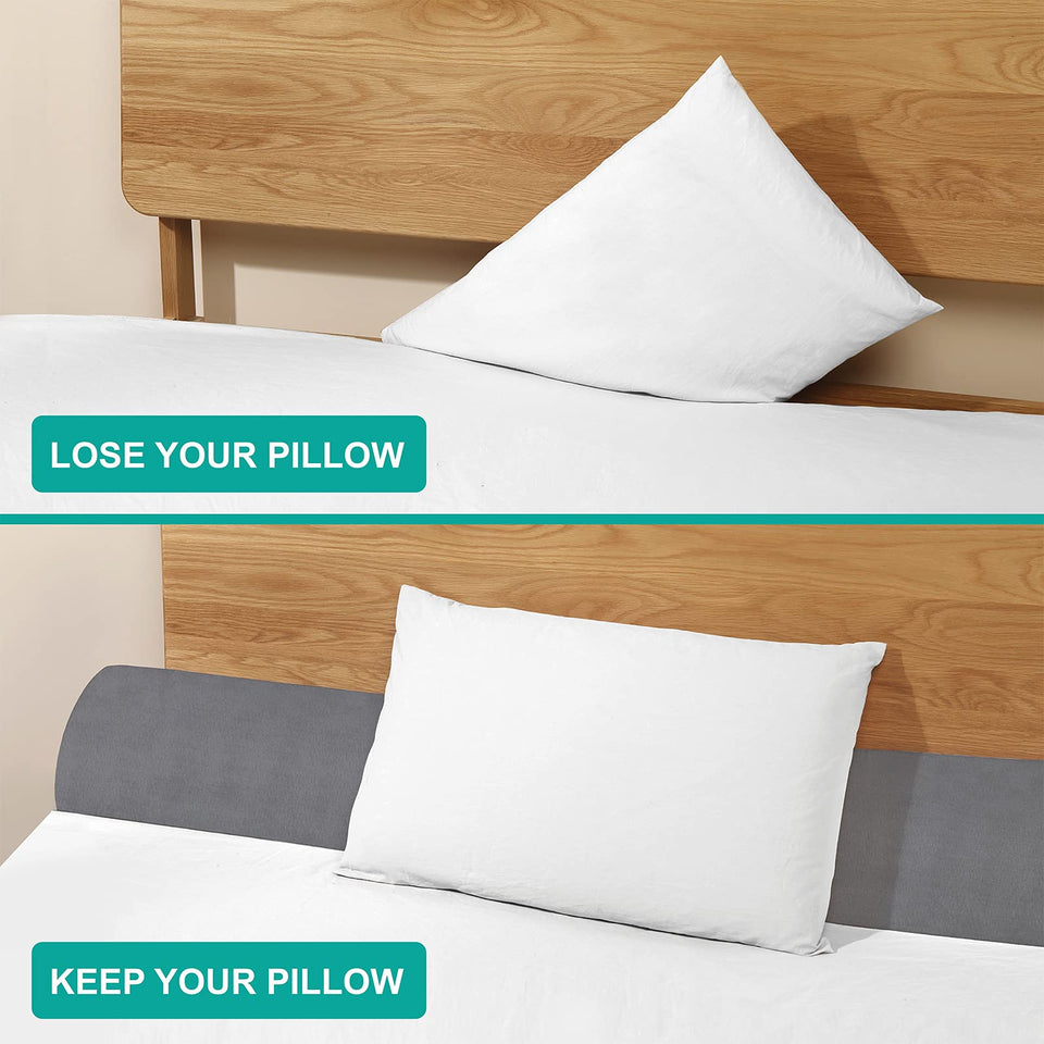 Vekkia Wedge Pillow Headboard/Bed Wedge Pillow for Headboard/Bed Gap Filler/Headboard Pillow,Pillow Wedge for Headboard Gap(0-6"),Stop Loosing Your Pillows,Phone