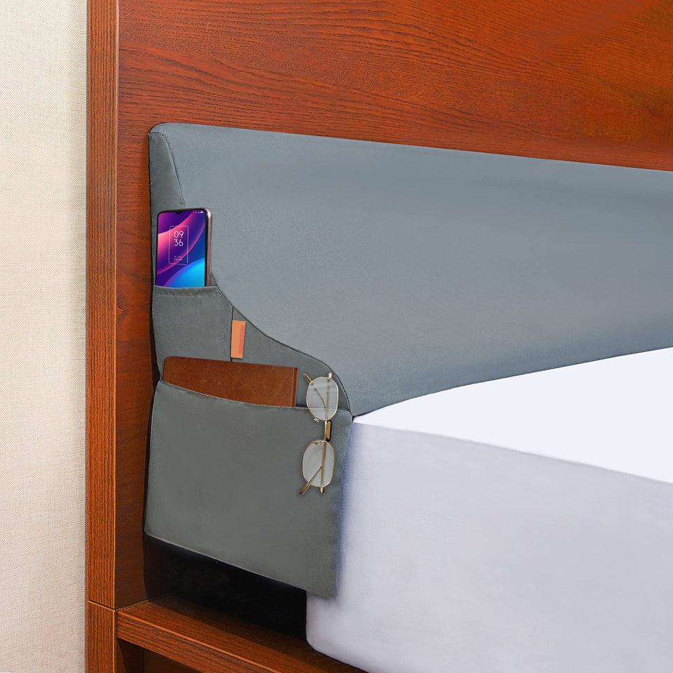 Vekkia Bed Wedge Pillow for Headboard Gap/Extra Wider10 Bed wedge Gap Filler,Mattress Wedge Fill Wider Gap (0-8") Between Headboard and Mattress