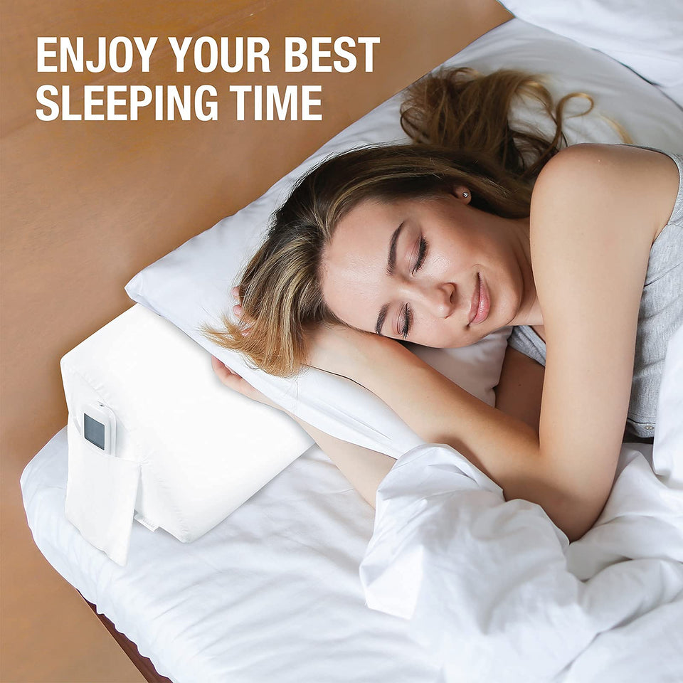 Vekkia Bed Wedge Pillow for Headboard/Wedge Pillow Headboard/Bed Gap Filler/Headboard Pillow,Pillow Wedge for Headboard Gap Between Mattress and Headboard,Stop Loosing Your Pillows