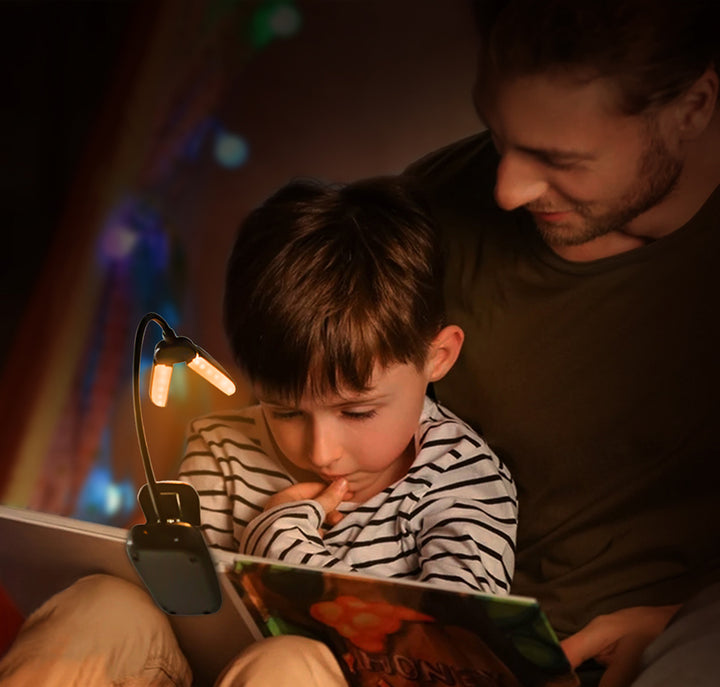 Vekkia Rechargeable LED Neck Reading Light, Book Lights for