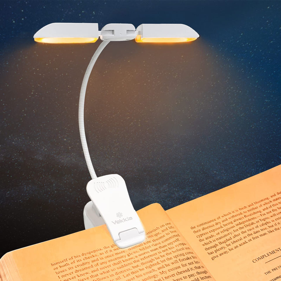 Adjustable Heads 14 LED Rechargeable Book Light